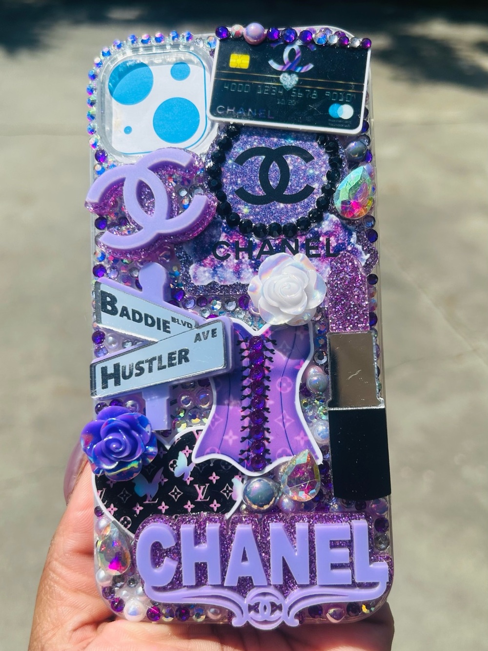 iPhone 14/15 PLUS💜Bling Phone Case